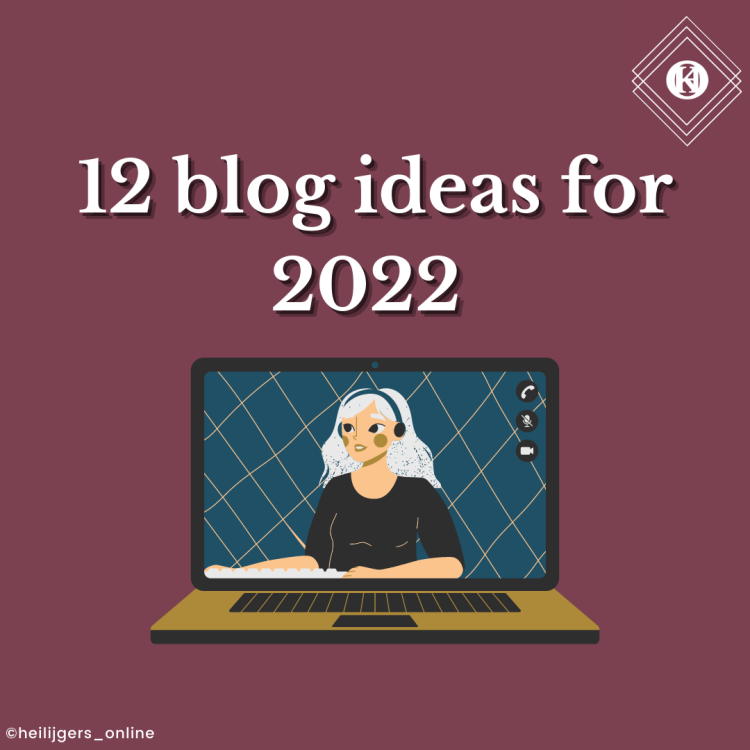 12 blog idead for 2022